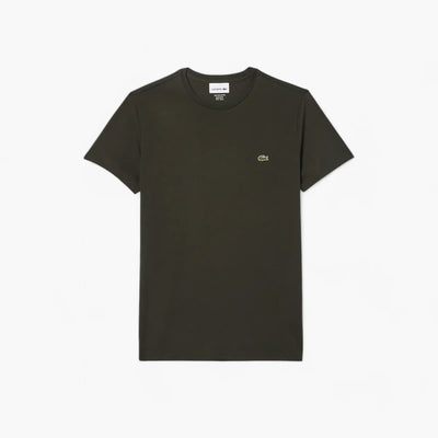 Essential Cotton Pima Tee With Crew Neck