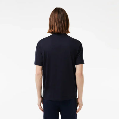 Lacoste Cotton Contrast Print and Badge T-shirt