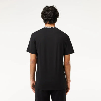 Lacoste Jacquard Neck Piqué T-shirt