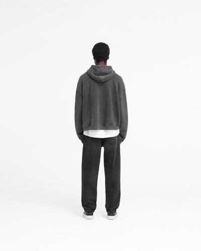 Rep Applique Hoodie - Vintage Black