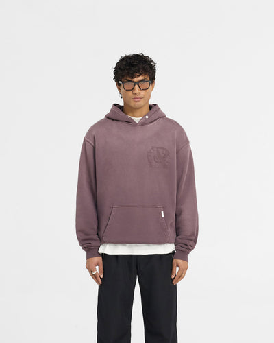 Represent X Belstaff Outline Phoenix Hoodie - Plum