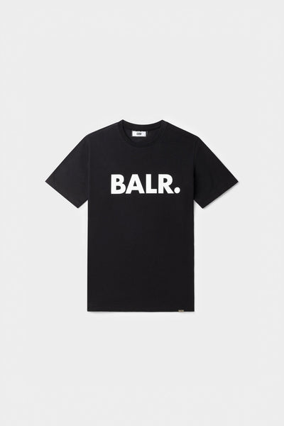 Brand Straight T-Shirt Jet Black