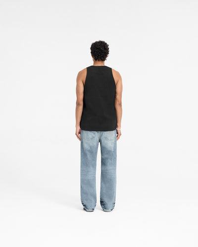Represent X Duke + Dexter Ribbed Vest - Black