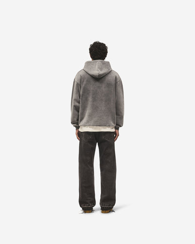 Script Logo Hoodie - Vintage Grey