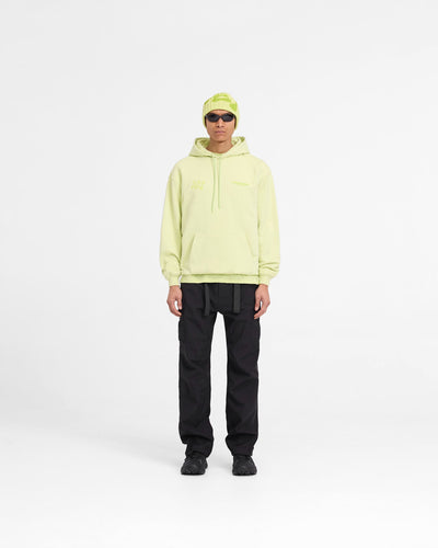 247 Future Terrains Oversized Hoodie - Shadow Lime