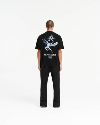 Icarus T-Shirt - Jet Black Blue