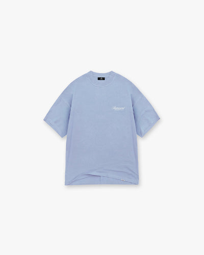 Represent Owners Club Script T-Shirt - Dusty Blue