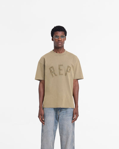 Rep Applique T-Shirt - Fawn